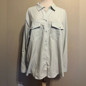 Eddie Bauer Classic Fit Shirt - Seafoam